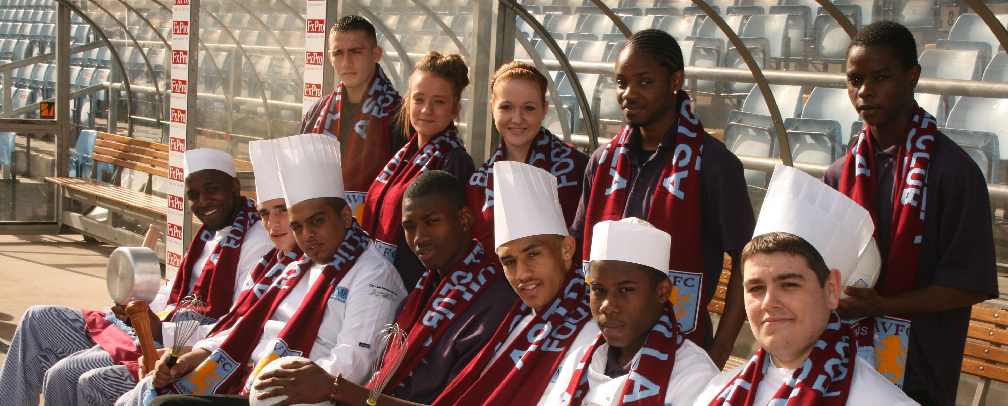 Hospitality Apprentices Kick Start A Career With Aston Villa Football Club Walsall College