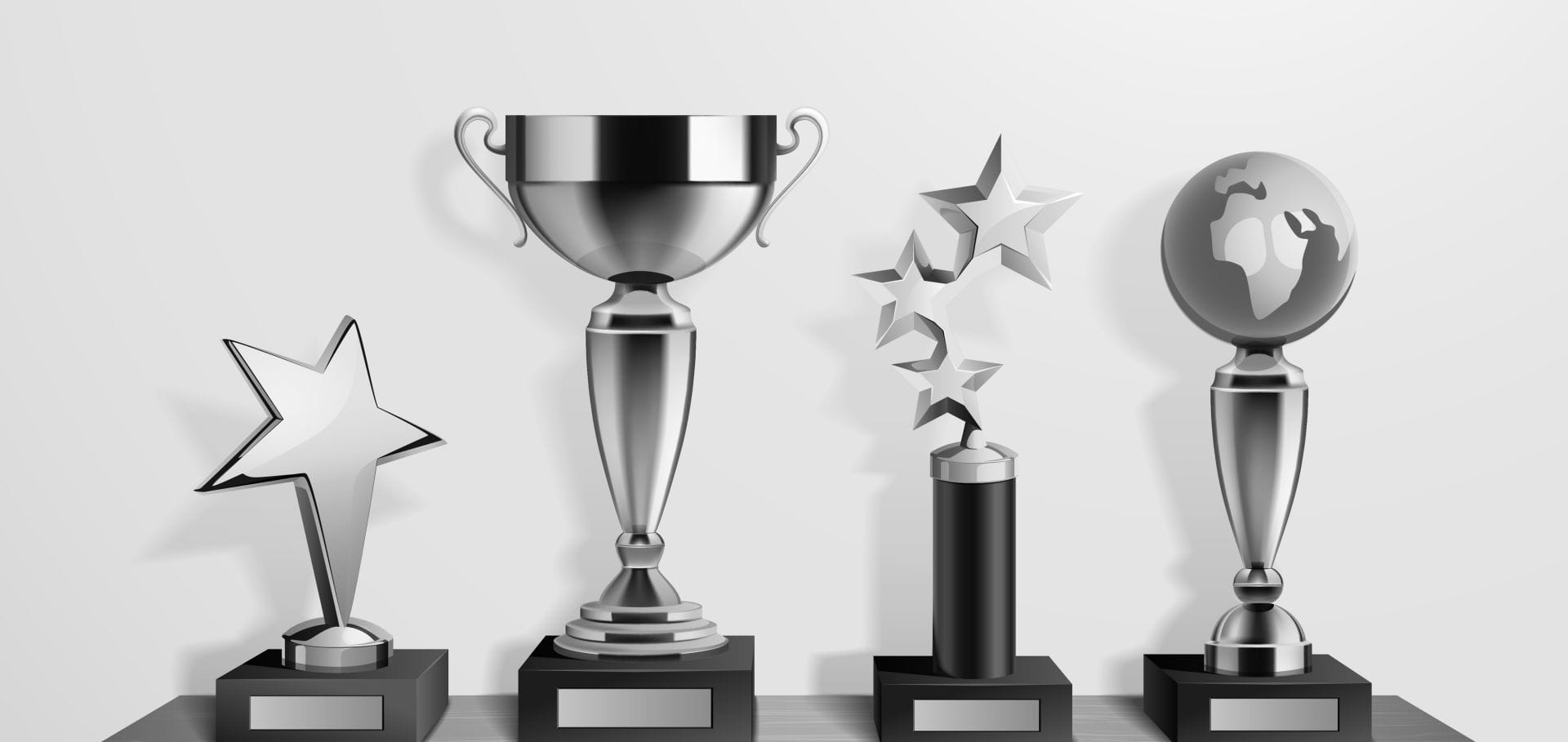 Image of trophies and awards