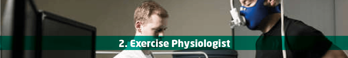 A web graphic saying "Exercise Physiologist"