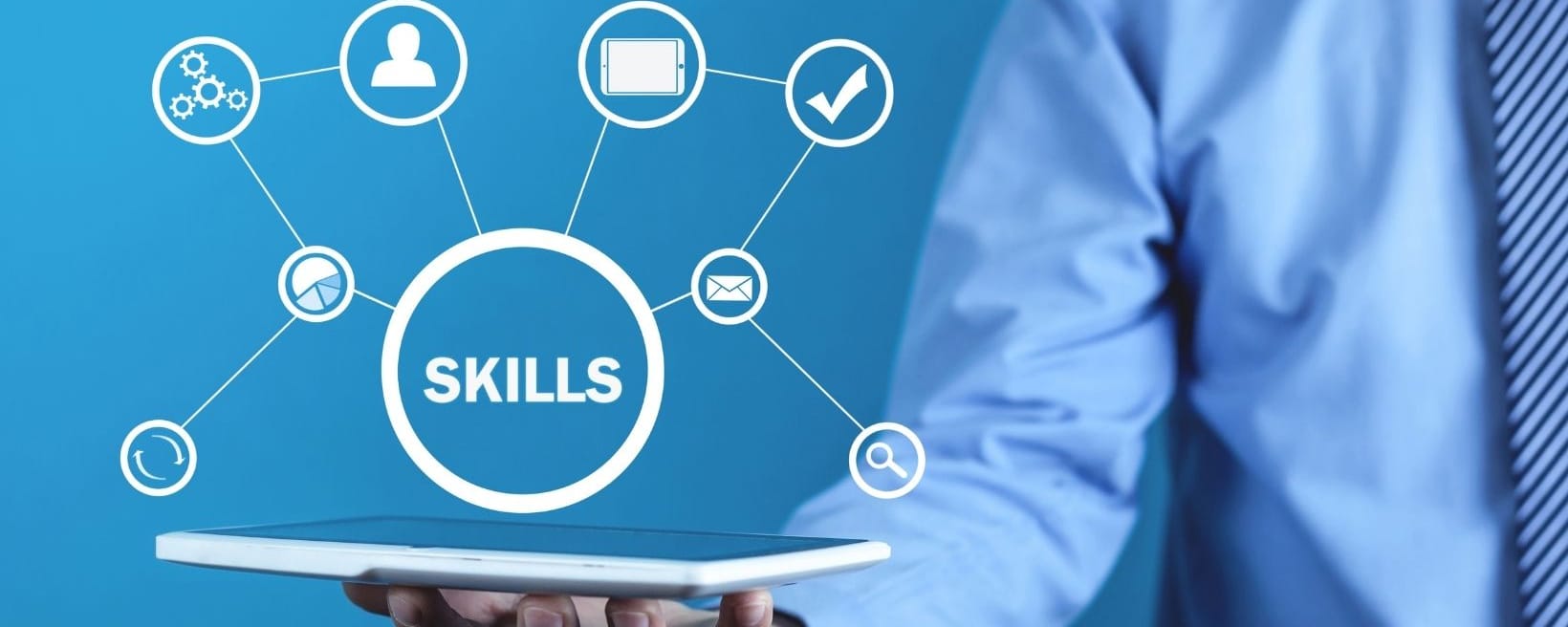 Web graphic with a skills network