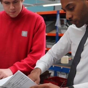Apprentices playing their part at PP Control and Automation