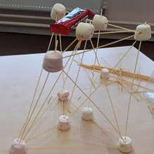 building activity close up