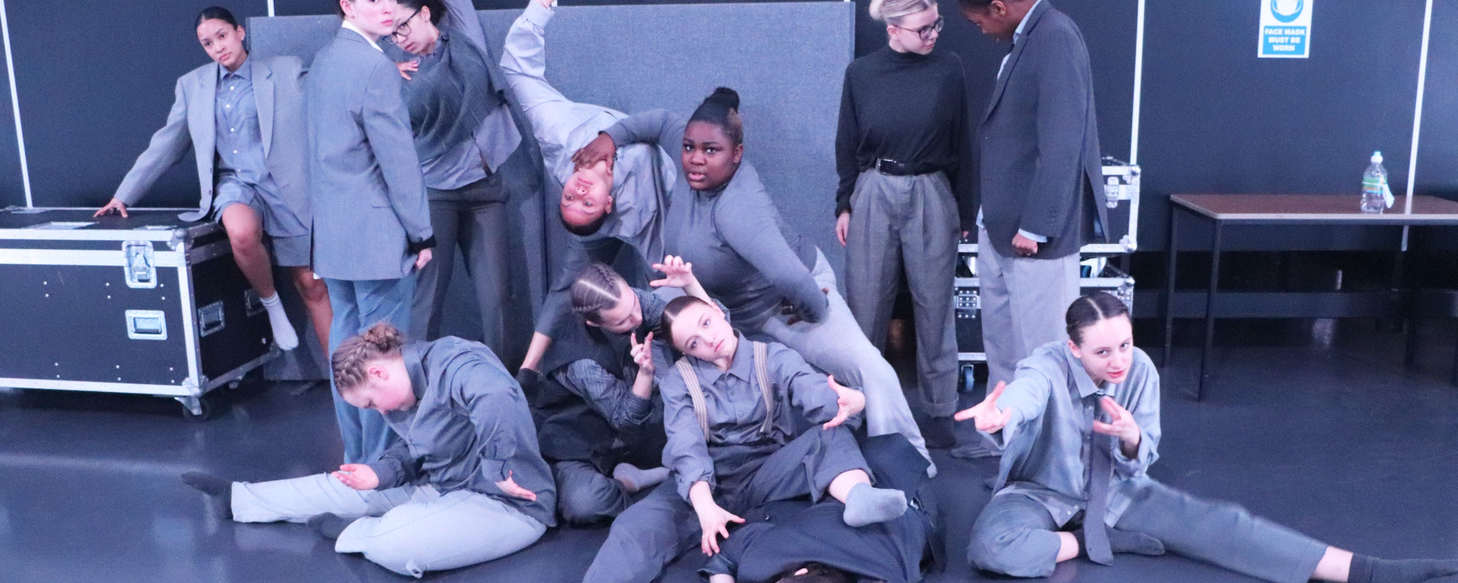 dance students performing at Walsall Arena