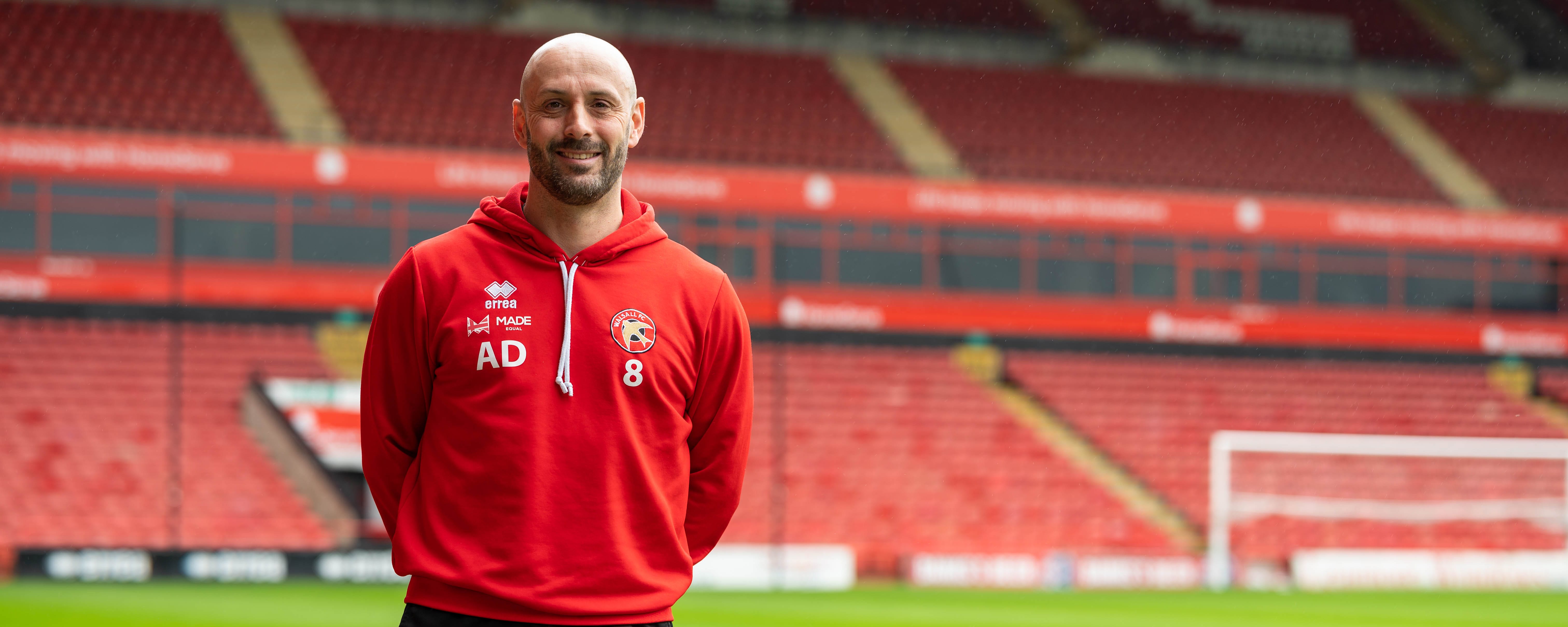 walsall football community foundation football programme representative facing