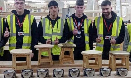 Students shine in Liberon woodworking competition