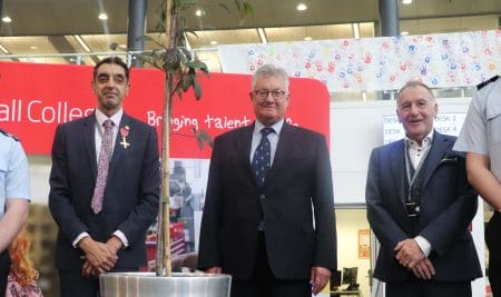 Tree of Trees pot presentation supports late Queen’s legacy and future green landscape