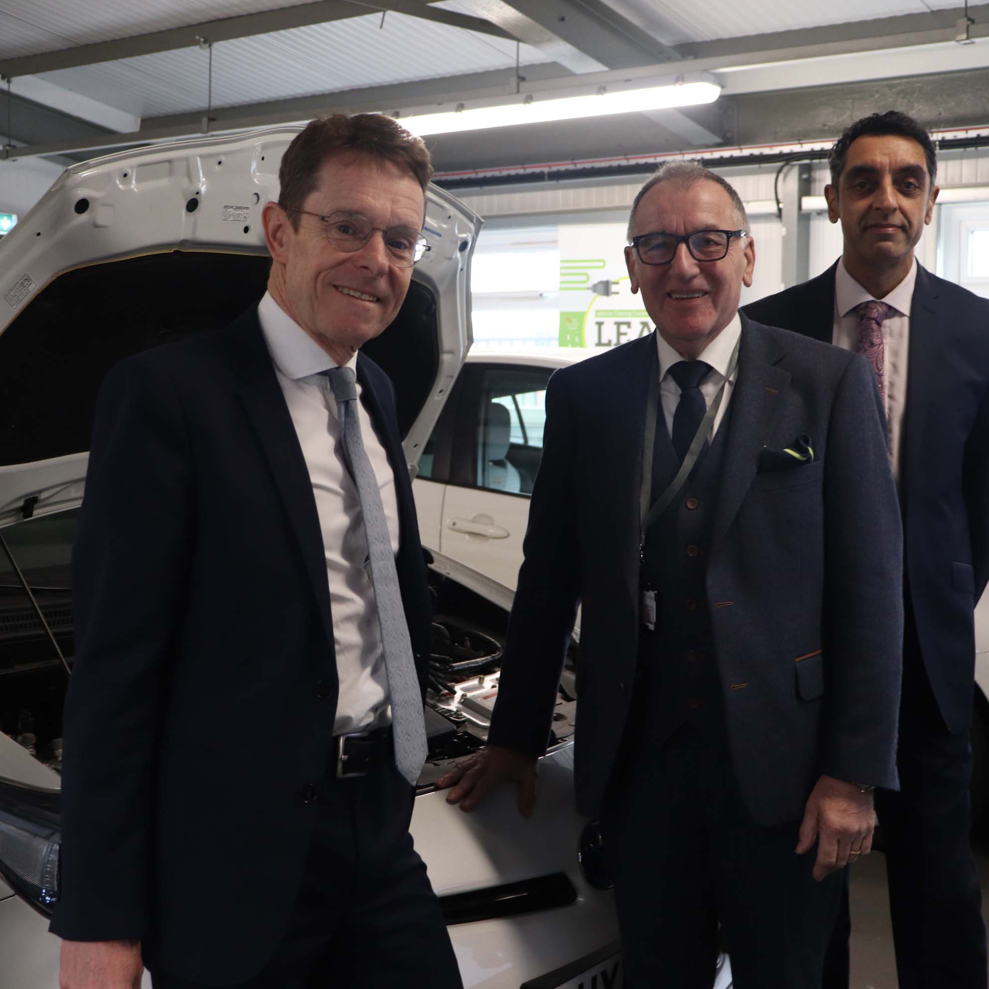 Andy Street with principal and corporation chair