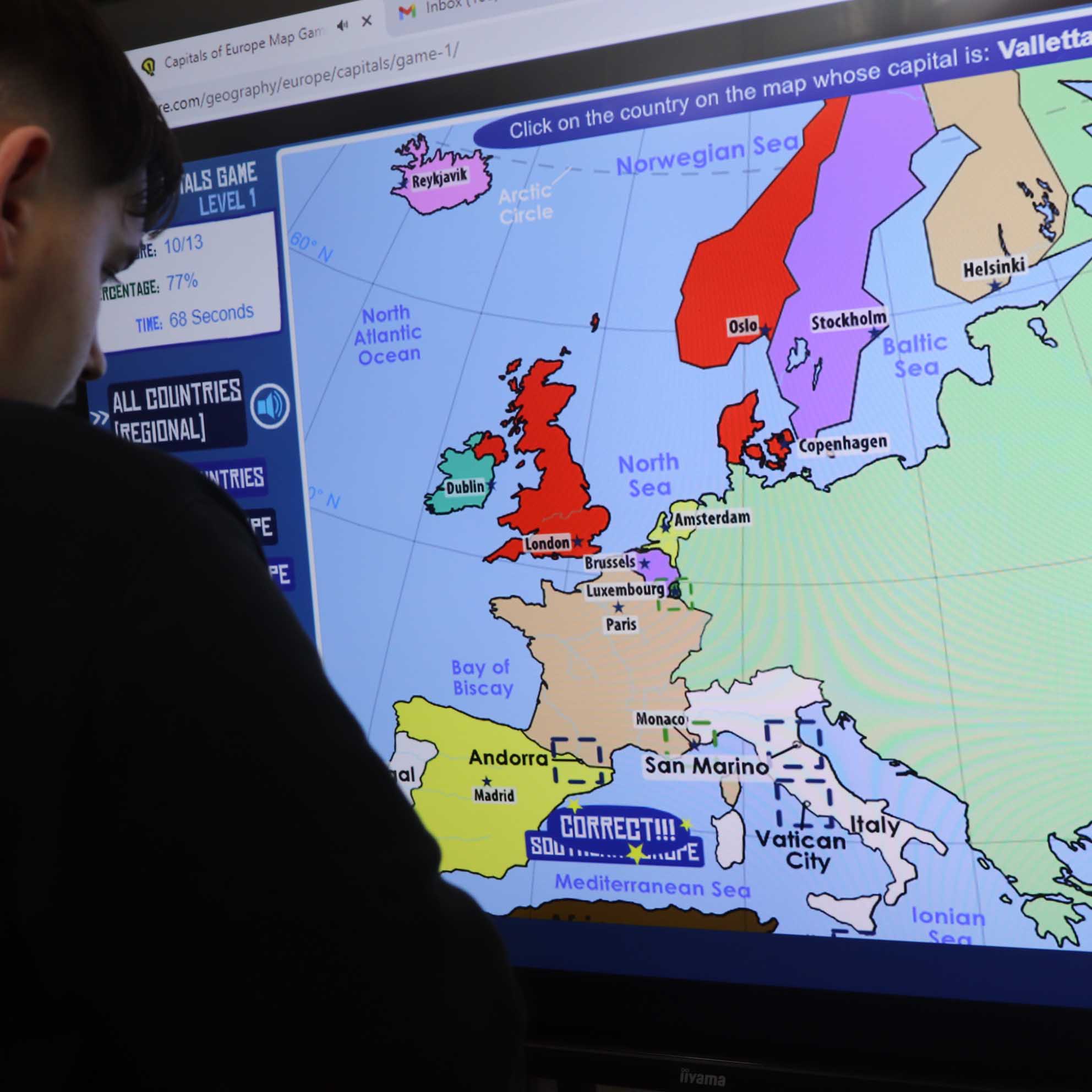 travel students host event facing