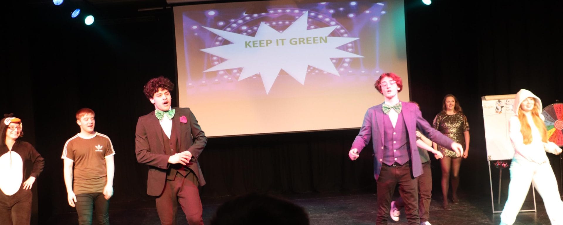 scene from play, Keep it Green