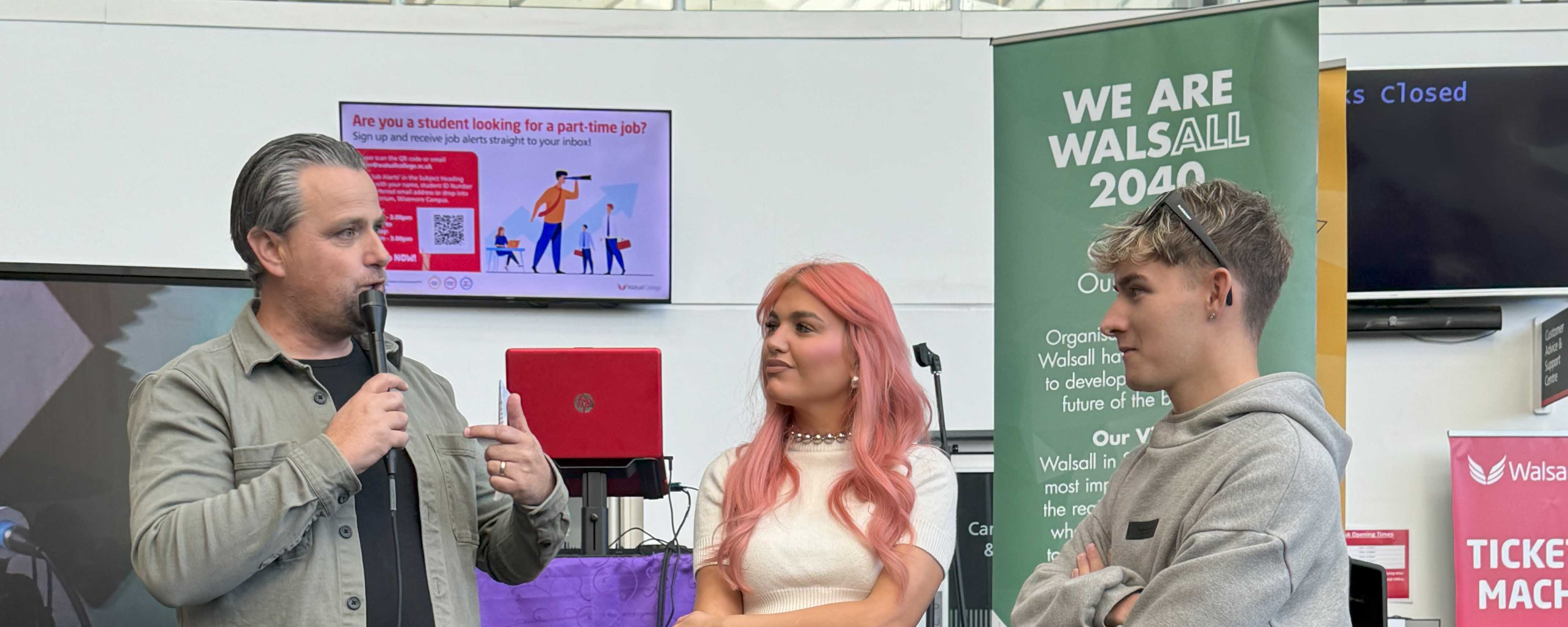 Walsall Voices launch at Freshers Fair web