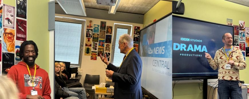 Creative media pros share industry insights with Walsall College students